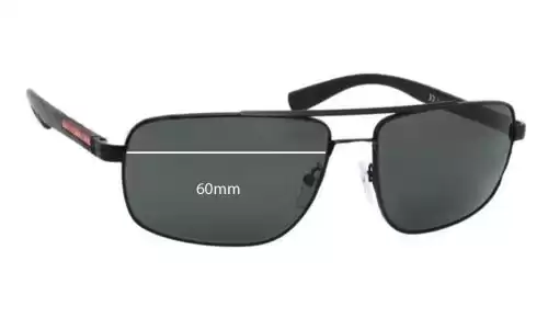 Sunglass Fix Replacement Lenses for Prada SPS55N - 60mm Wide Prada SPS55N Replacement Lenses 60mm wide