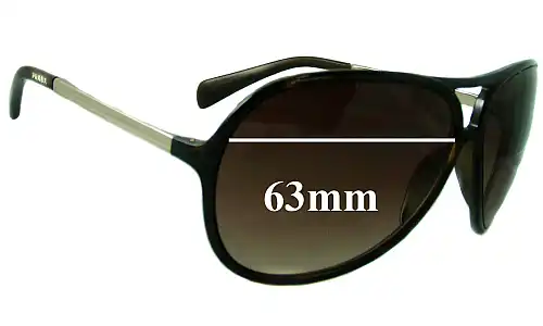 Sunglass Fix Replacement Lenses for Prada SPR06N & PR06NS - 63mm Wide Sunglass Fix Replacement Lenses for Prada SPR06N & PR06NS - 63mm Wide