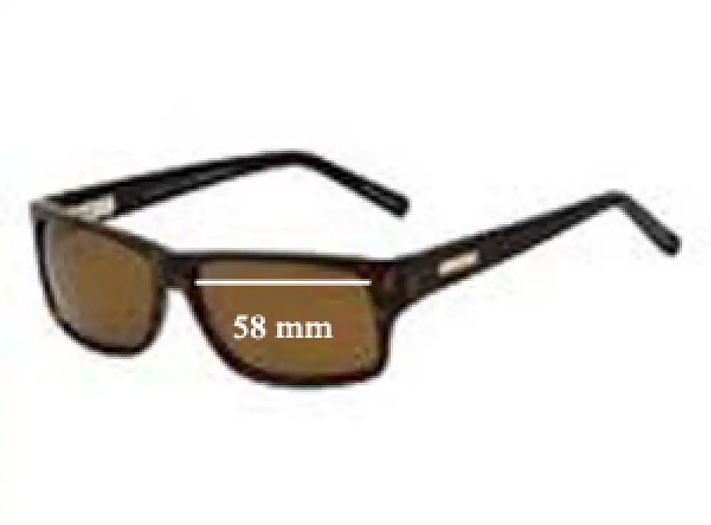 Sunglass Fix Replacement Lenses for Bill Bass Babbage - 58mm Wide Sunglass Fix Replacement Lenses for Bill Bass Babbage - 58mm Wide