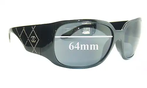Sunglass Fix Replacement Lenses for Chanel 5080 - 64mm Wide Sunglass Fix Replacement Lenses for Chanel 5080 - 64mm Wide