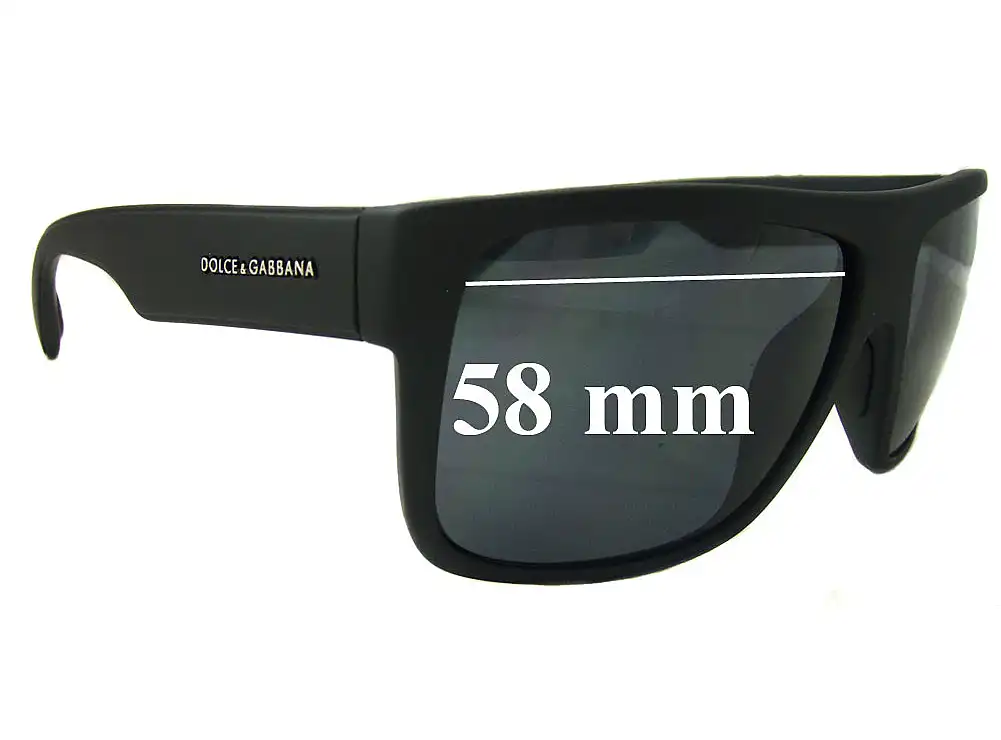 Sunglass Fix Replacement Lenses for Dolce & Gabbana DG6070 - 58mm Wide Sunglass Fix Replacement Lenses for Dolce & Gabbana DG6070 - 58mm Wide