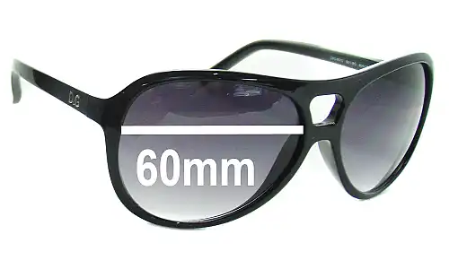 Sunglass Fix Replacement Lenses for Dolce & Gabbana DG8070 - 60mm Wide Sunglass Fix Replacement Lenses for Dolce & Gabbana DG8070 - 60mm Wide