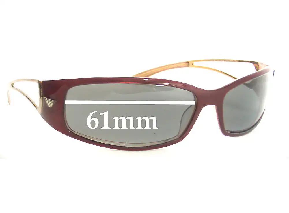 Sunglass Fix Replacement Lenses for Emporio Armani EA9147 - 61mm Wide Sunglass Fix Replacement Lenses for Emporio Armani EA9147 - 61mm Wide