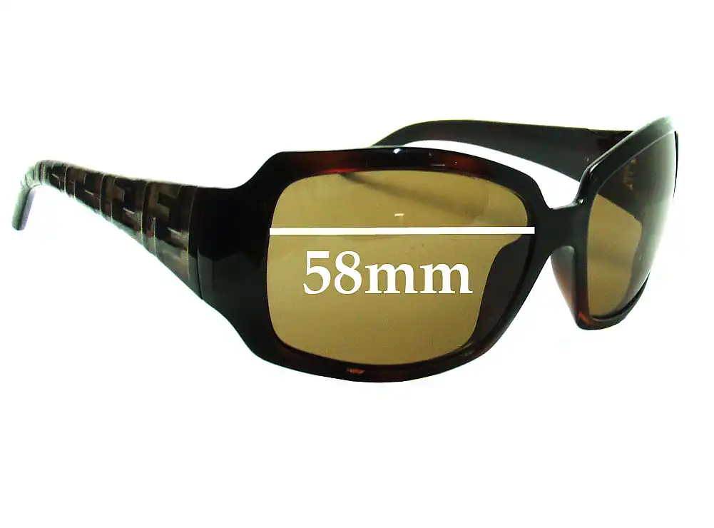 Sunglass Fix Replacement Lenses for Fendi FS 343 - 58mm Wide Sunglass Fix Replacement Lenses for Fendi FS 343 - 58mm Wide