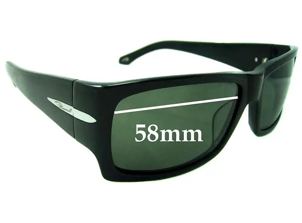Sunglass Fix Replacement Lenses for Flint Unknown Model - 58mm Wide Sunglass Fix Replacement Lenses for Flint Unknown Model - 58mm Wide