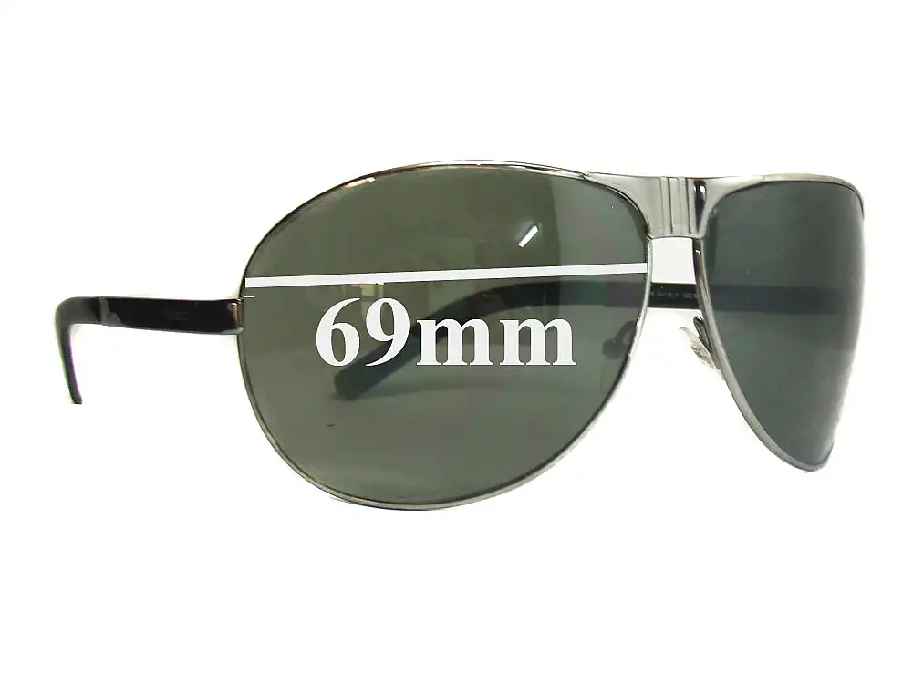 Sunglass Fix Replacement Lenses for Gucci GG1813 - 69mm Wide Sunglass Fix Replacement Lenses for Gucci GG1813 - 69mm Wide