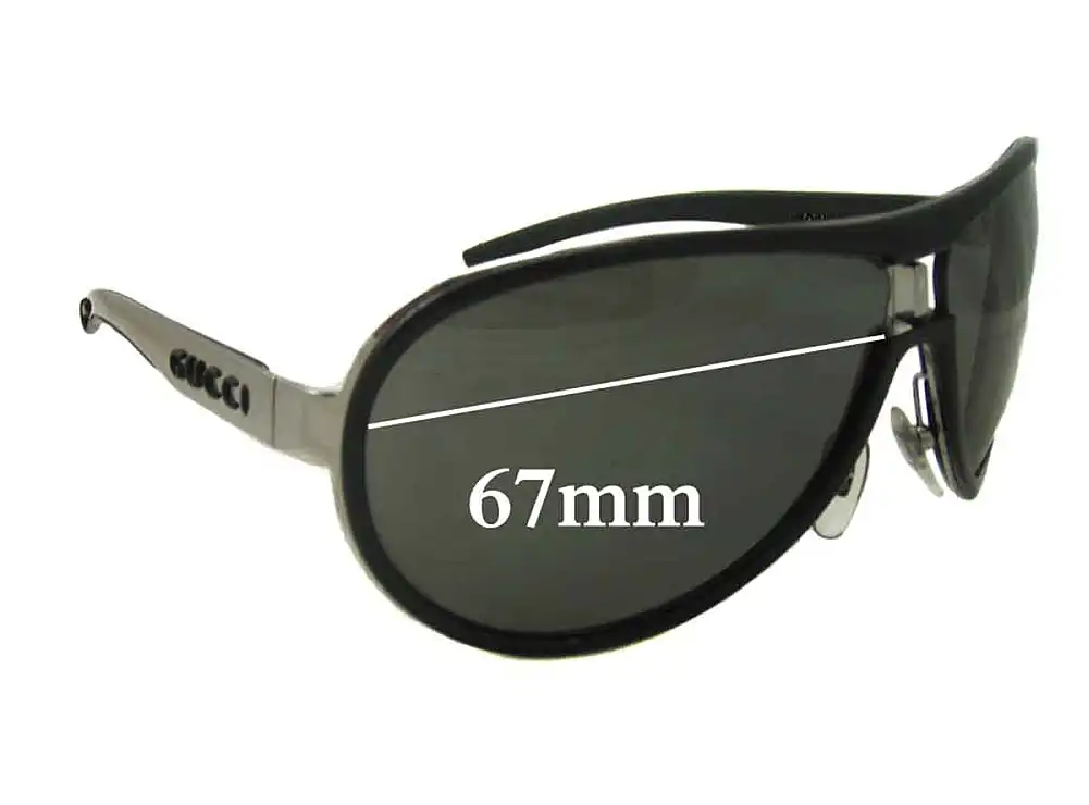 Sunglass Fix Replacement Lenses for Gucci GG1566/S - 67mm Wide Sunglass Fix Replacement Lenses for Gucci GG1566/S - 67mm Wide