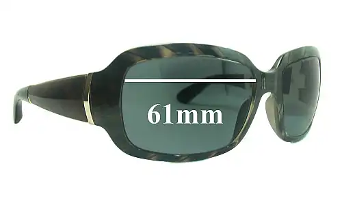 Sunglass Fix Replacement Lenses for Jimmy Choo Trixie/S - 61mm Wide Sunglass Fix Replacement Lenses for Jimmy Choo Trixie/S - 61mm Wide