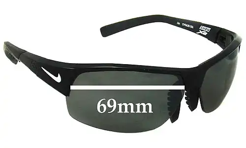 Sunglass Fix Replacement Lenses for Nike EV0672 Nike Show X2 - 69mm Wide Nike EV0672 Nike Show X2 Replacement Lenses 69mm wide