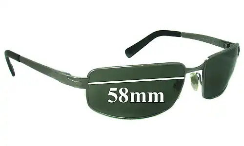 Sunglass Fix Replacement Lenses for Persol 2297-S - 58mm Wide Persol 2297-S Replacement Lenses 58mm wide