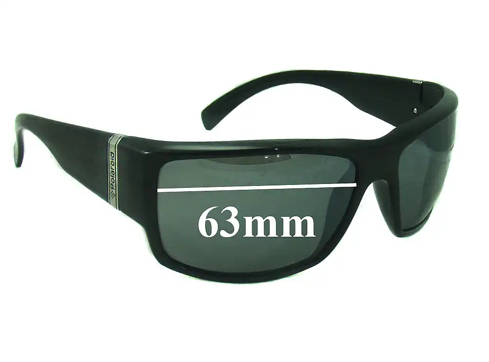 Sunglass Fix Replacement Lenses for Polaroid X8005 - 63mm Wide Sunglass Fix Replacement Lenses for Polaroid X8005 - 63mm Wide
