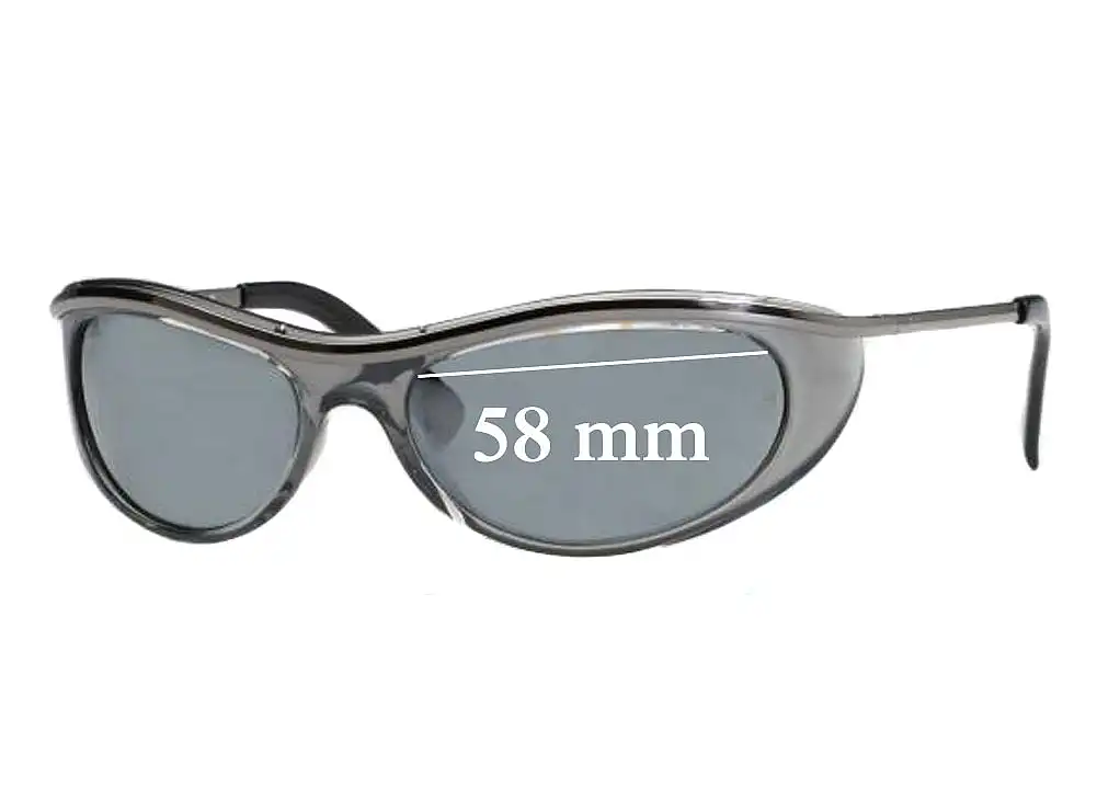 Sunglass Fix Replacement Lenses for Ray Ban RB4031 Olympia Extreme - 58mm Wide Sunglass Fix Replacement Lenses for Ray Ban RB4031 Olympia Extreme - 58mm Wide