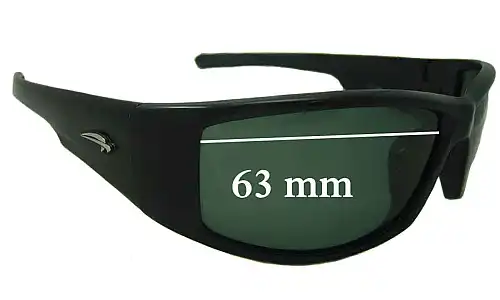 Sunglass Fix Replacement Lenses for Ryders Unknown Model - 63mm Wide Sunglass Fix Replacement Lenses for Ryders Unknown Model - 63mm Wide