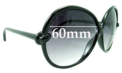 Sunglass Fix Replacement Lenses for Tom Ford Nicole TF164 - 60mm Wide Tom Ford Nicole TF164 Replacement Lenses 60mm wide