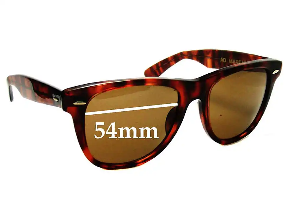 Sunglass Fix Replacement Lenses for American Optical 2T - 54mm Wide Sunglass Fix Replacement Lenses for American Optical 2T - 54mm Wide