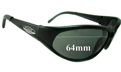 Sunglass Fix Replacement Lenses for Bill Bass Unknown Model - 64mm Wide Sunglass Fix Replacement Lenses for Bill Bass Unknown Model - 64mm Wide