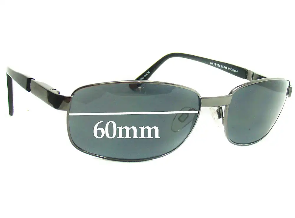 Sunglass Fix Replacement Lenses for Bill Bass 25046 - 60mm Wide Sunglass Fix Replacement Lenses for Bill Bass 25046 - 60mm Wide