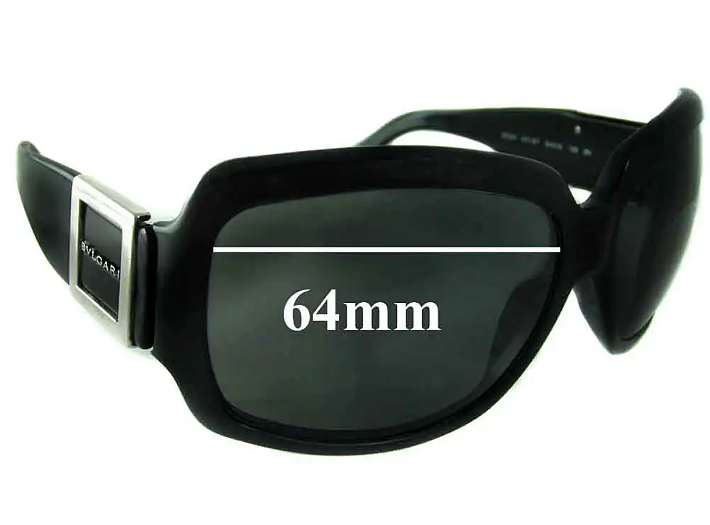 Sunglass Fix Replacement Lenses for Bvlgari 8024 - 64mm Wide Sunglass Fix Replacement Lenses for Bvlgari 8024 - 64mm Wide