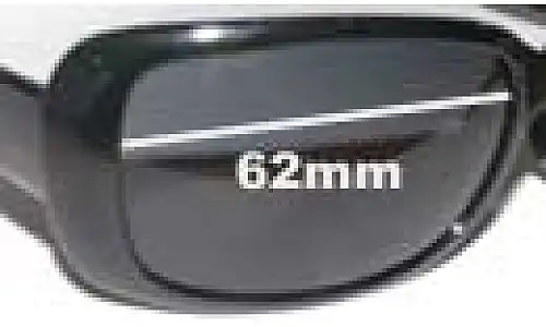 Sunglass Fix Replacement Lenses for Calvin Klein CK3059S - 62mm Wide Sunglass Fix Replacement Lenses for Calvin Klein CK3059S - 62mm Wide