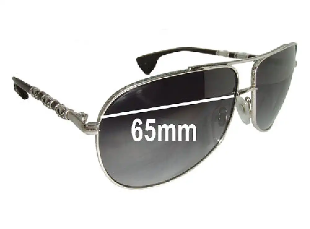 Sunglass Fix Replacement Lenses for Chrome Hearts The Beast - 65mm Wide Sunglass Fix Replacement Lenses for Chrome Hearts The Beast - 65mm Wide