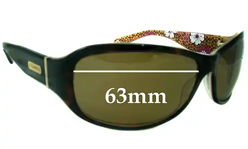 Sunglass Fix Replacement Lenses for Coach S437 Sarah - 63mm Wide Sunglass Fix Replacement Lenses for Coach S437 Sarah - 63mm Wide