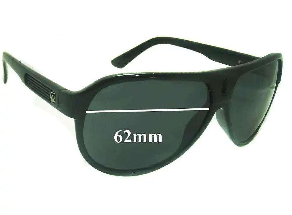 Sunglass Fix Replacement Lenses for Dragon Experience 2 - 62mm Wide Sunglass Fix Replacement Lenses for Dragon Experience 2 - 62mm Wide