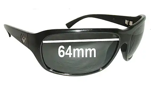 Sunglass Fix Replacement Lenses for Dragon Repo - 64mm Wide Dragon Repo Replacement Lenses 64mm wide