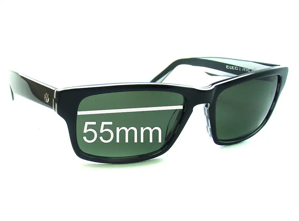 Sunglass Fix Replacement Lenses for Electric Hard Knox - 55mm Wide Sunglass Fix Replacement Lenses for Electric Hard Knox - 55mm Wide