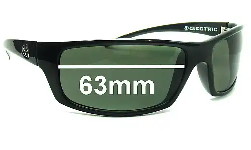 Sunglass Fix Replacement Lenses for Electric Technician Older than 2011 - 63mm Wide Electric Technician Older than 2011 Replacement Lenses 63mm wide