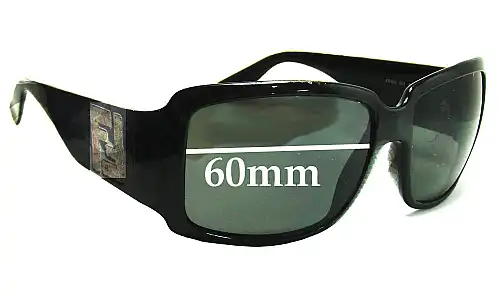 Sunglass Fix Replacement Lenses for Fendi FS 500 - 60mm Wide Fendi FS 500 Replacement Lenses 60mm wide