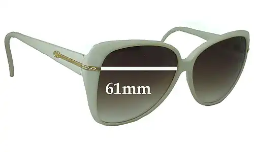 Sunglass Fix Replacement Lenses for Gucci GG2111/ S - 61mm Wide Sunglass Fix Replacement Lenses for Gucci GG2111/ S - 61mm Wide
