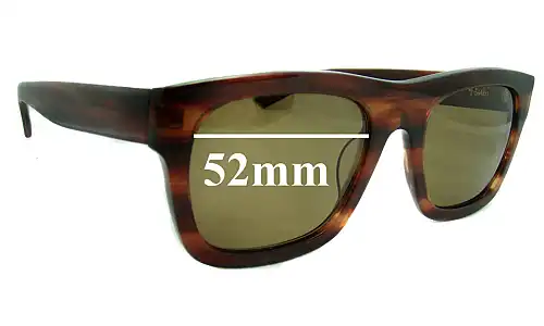 Sunglass Fix Replacement Lenses for Ksubi Ksubi Al Nair - 52mm Wide Sunglass Fix Replacement Lenses for Ksubi Ksubi Al Nair - 52mm Wide