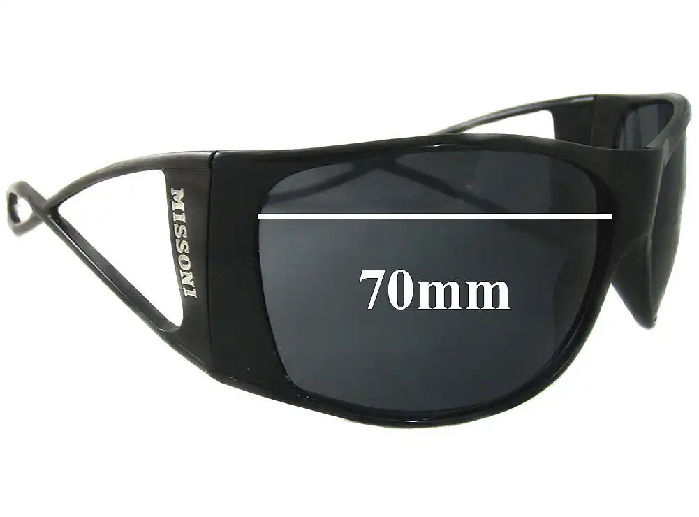 Sunglass Fix Replacement Lenses for Missoni Unknown Model - 70mm Wide Sunglass Fix Replacement Lenses for Missoni Unknown Model - 70mm Wide