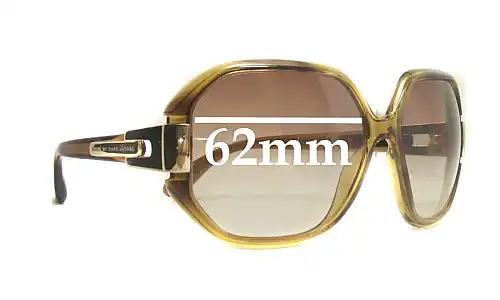 Sunglass Fix Replacement Lenses for Marc by Marc Jacobs MMJ 073/N/S - 62mm Wide Sunglass Fix Replacement Lenses for Marc by Marc Jacobs MMJ 073/N/S - 62mm Wide