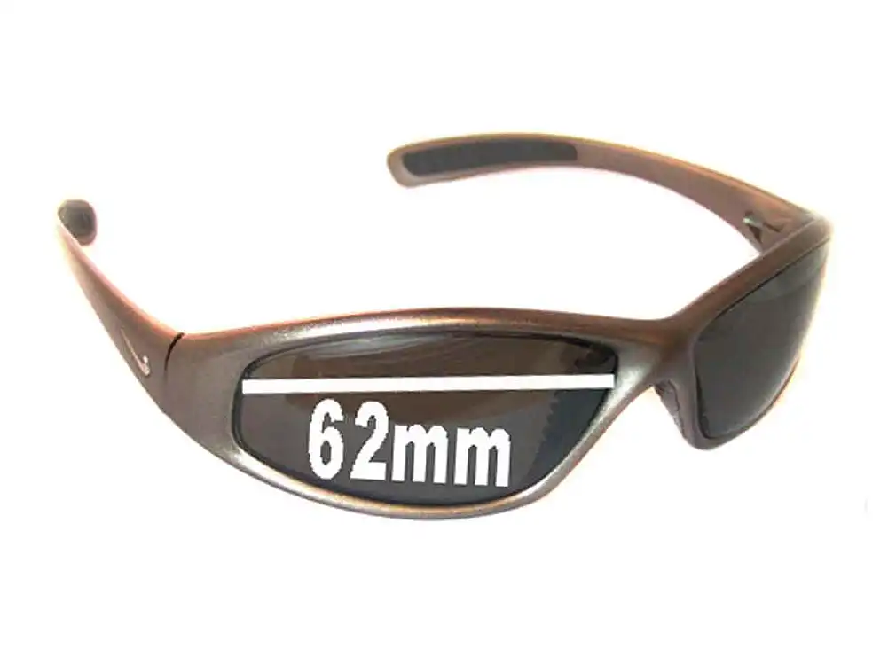 Sunglass Fix Replacement Lenses for Nike EV0015 Tarj Square - 62mm Wide Sunglass Fix Replacement Lenses for Nike EV0015 Tarj Square - 62mm Wide