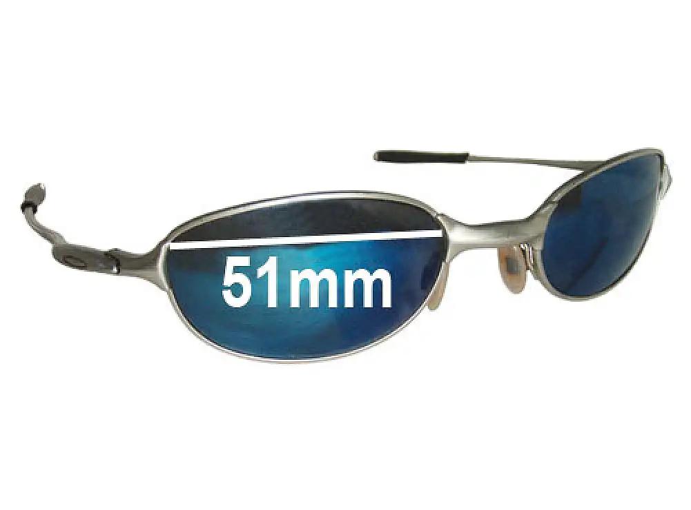 Sunglass Fix Replacement Lenses for Oakley E Wire 2.1 - 51mm Wide Sunglass Fix Replacement Lenses for Oakley E Wire 2.1 - 51mm Wide