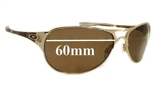 Sunglass Fix Replacement Lenses for Oakley Restless OO4038 - 60mm Wide Oakley Restless OO4038 Replacement Lenses 60mm wide