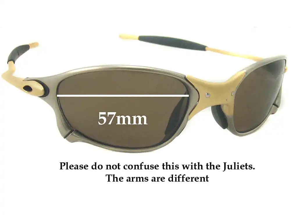 Sunglass Fix Replacement Lenses for Oakley METAL XX - 57mm Wide Sunglass Fix Replacement Lenses for Oakley METAL XX - 57mm Wide