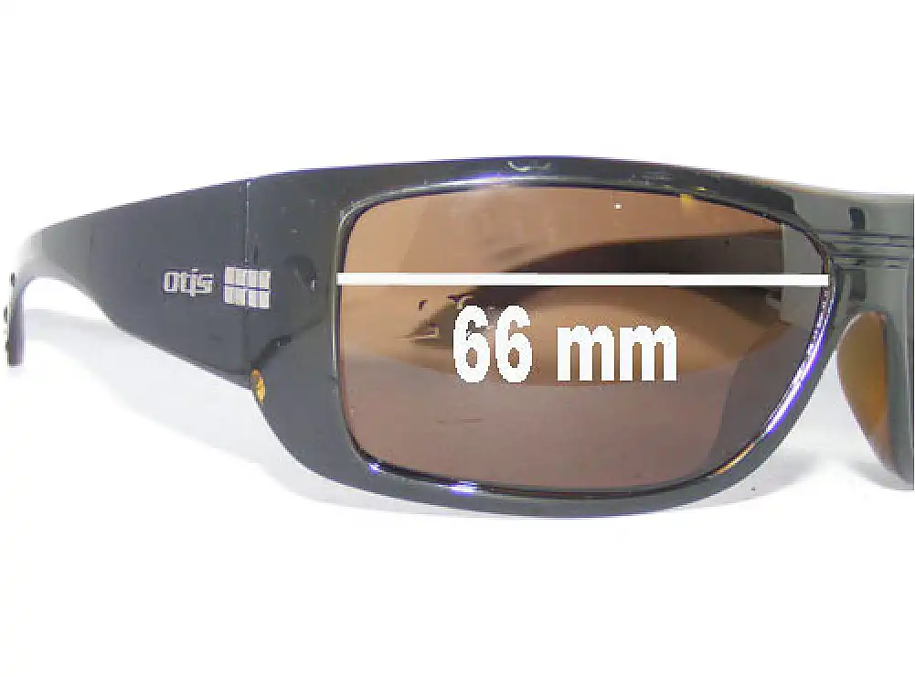 Sunglass Fix Replacement Lenses for Otis Unknown Model - 66mm Wide Sunglass Fix Replacement Lenses for Otis Unknown Model - 66mm Wide