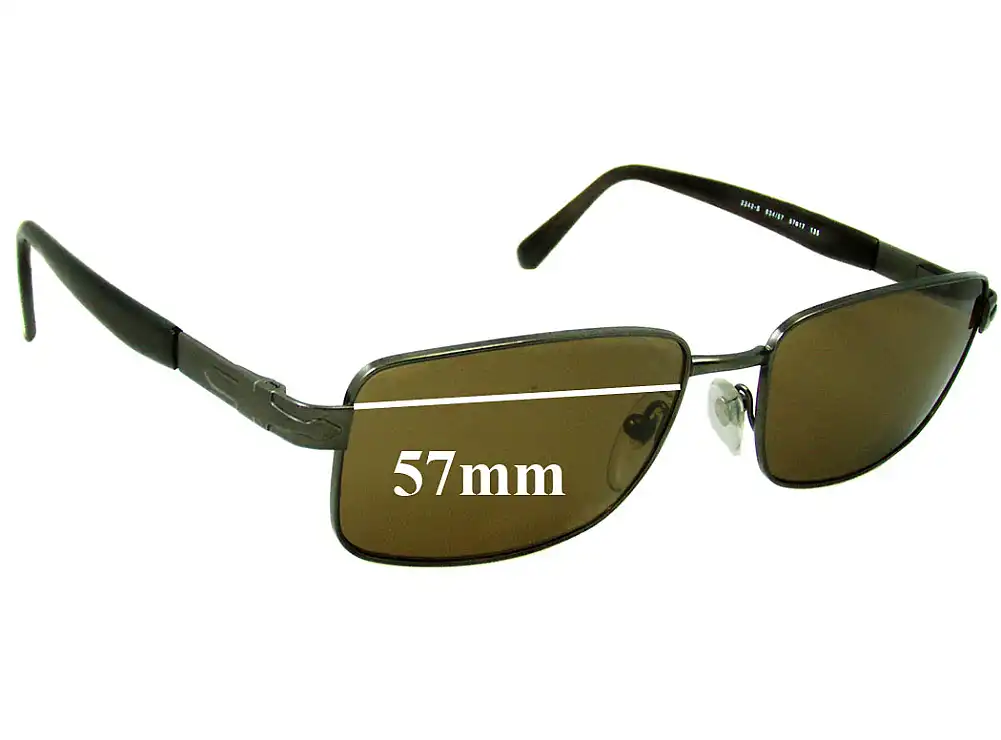 Sunglass Fix Replacement Lenses for Persol 2242-S - 57mm Wide Sunglass Fix Replacement Lenses for Persol 2242-S - 57mm Wide