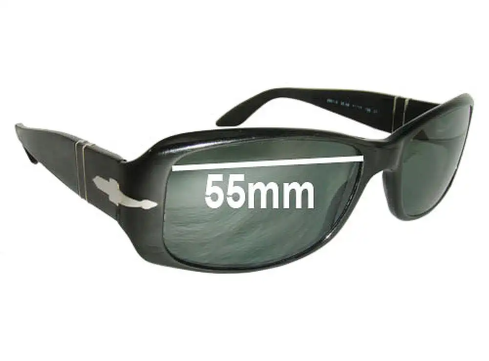 Sunglass Fix Replacement Lenses for Persol 2861-S - 55mm Wide Sunglass Fix Replacement Lenses for Persol 2861-S - 55mm Wide