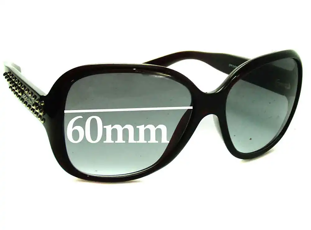 Sunglass Fix Replacement Lenses for Prada SPR04M & PR04MS - 60mm Wide Sunglass Fix Replacement Lenses for Prada SPR04M & PR04MS - 60mm Wide