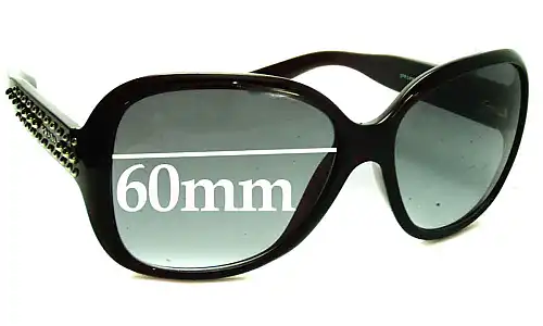Sunglass Fix Replacement Lenses for Prada SPR04M & PR04MS - 60mm Wide Sunglass Fix Replacement Lenses for Prada SPR04M & PR04MS - 60mm Wide