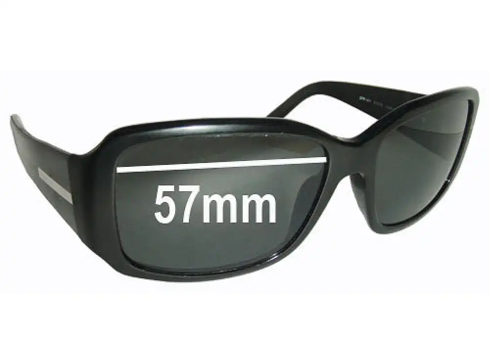 Sunglass Fix Replacement Lenses for Prada SPS14H - 57mm Wide Sunglass Fix Replacement Lenses for Prada SPS14H - 57mm Wide