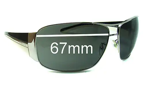 Sunglass Fix Replacement Lenses for Prada SPR74G - 67mm Wide Sunglass Fix Replacement Lenses for Prada SPR74G - 67mm Wide