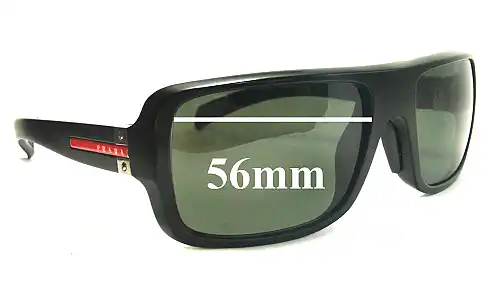 Sunglass Fix Replacement Lenses for Prada SPS01I & PS01IS - 56mm Wide Sunglass Fix Replacement Lenses for Prada SPS01I & PS01IS - 56mm Wide