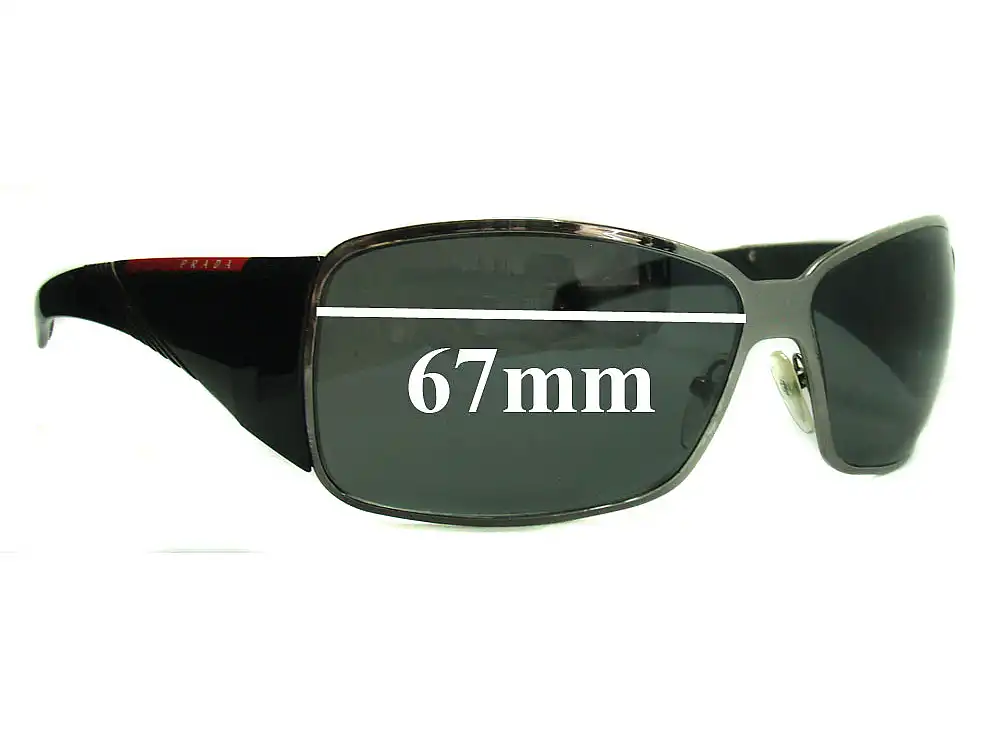 Sunglass Fix Replacement Lenses for Prada SPS55H - 67mm Wide Sunglass Fix Replacement Lenses for Prada SPS55H - 67mm Wide