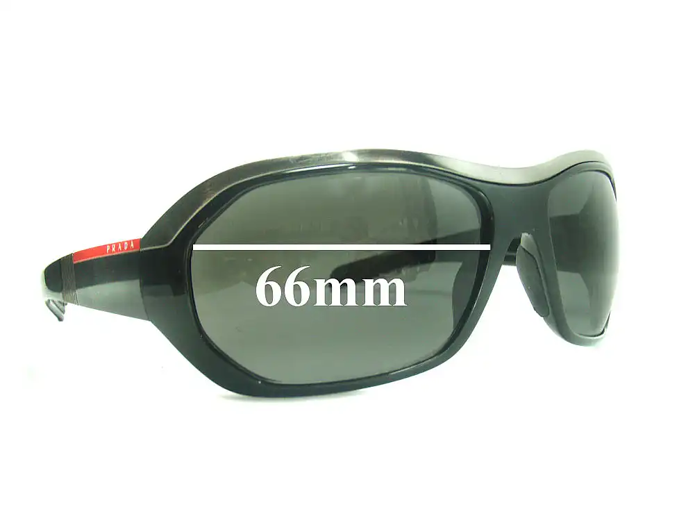 Sunglass Fix Replacement Lenses for Prada SPS01H - 66mm Wide Sunglass Fix Replacement Lenses for Prada SPS01H - 66mm Wide