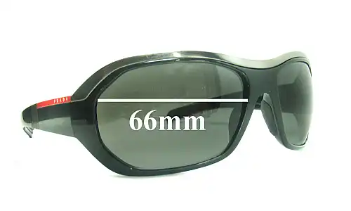 Sunglass Fix Replacement Lenses for Prada SPS01H - 66mm Wide Sunglass Fix Replacement Lenses for Prada SPS01H - 66mm Wide