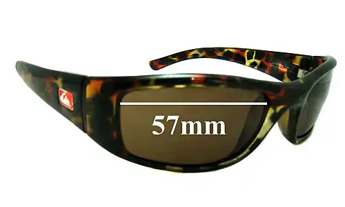 Sunglass Fix Replacement Lenses for Quiksilver Preacher - 57mm Wide Sunglass Fix Replacement Lenses for Quiksilver Preacher - 57mm Wide